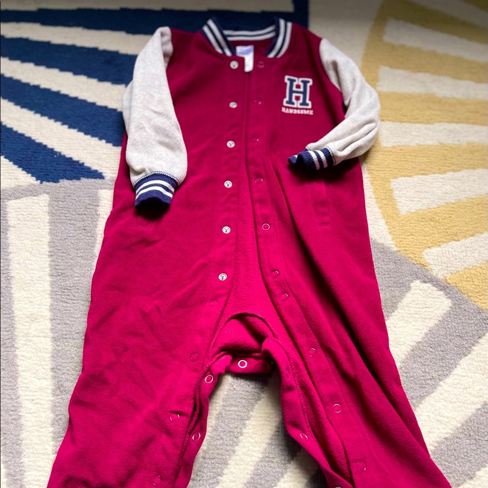 NWOT Carters fleece onesie for 18 mo